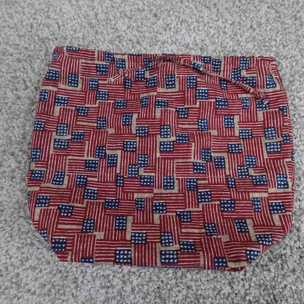Longaberger 2002 Bee Basket Liner Old Glory American Flag Patriotic 20324140